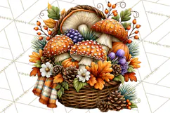 Cute Fall Critter Clipart Woodland Autumn PNG Product Image 3