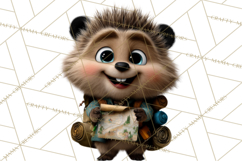 Cozy Exploring Critters Clipart, Camping Clip Art PNG Product Image 3