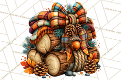 Cute Fall Critter Clipart Woodland Autumn PNG Product Image 4