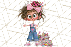 Crafting Cassie Cute Creative Clipart PNG Product Image 2
