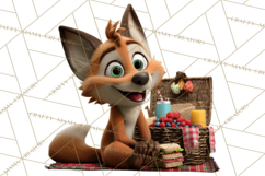 Cozy Exploring Critters Clipart, Camping Clip Art PNG Product Image 5