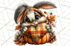 Cute Fall Critter Clipart Woodland Autumn PNG Product Image 2
