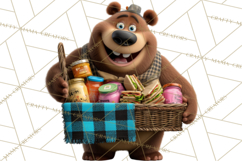 Cozy Exploring Critters Clipart, Camping Clip Art PNG Product Image 3