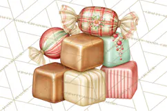 Retro Candy Shop Clipart PNG Product Image 3