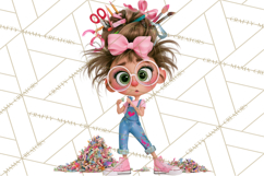 Crafting Cassie Cute Creative Clipart PNG Product Image 4