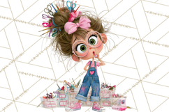 Crafting Cassie Cute Creative Clipart PNG Product Image 2