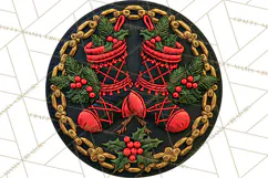 Christmas Biker Clipart PNG, Santa Motorcycle Gang Product Image 2