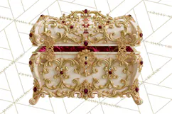 Burgundy Antique Gold Nutcracker Clipart PNG, Christmas Product Image 2