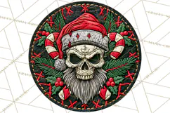 Christmas Biker Clipart PNG, Santa Motorcycle Gang Product Image 3