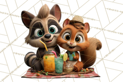 Cozy Exploring Critters Clipart, Camping Clip Art PNG Product Image 3