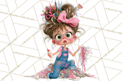 Crafting Cassie Cute Creative Clipart PNG Product Image 4