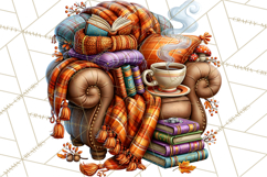 Cute Fall Critter Clipart Woodland Autumn PNG Product Image 3