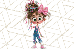 Crafting Cassie Cute Creative Clipart PNG Product Image 5