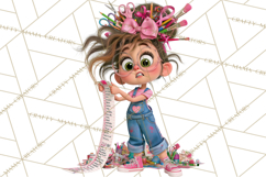 Crafting Cassie Cute Creative Clipart PNG Product Image 3
