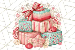 Retro Candy Shop Clipart PNG Product Image 3