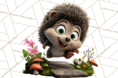 Cozy Exploring Critters Clipart, Camping Clip Art PNG Product Image 5