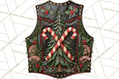 Christmas Biker Clipart PNG, Santa Motorcycle Gang Product Image 2