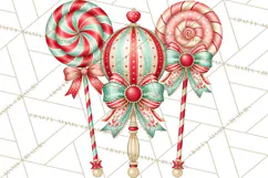 Retro Candy Shop Clipart PNG Product Image 2