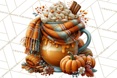 Cute Fall Critter Clipart Woodland Autumn PNG Product Image 4