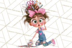 Crafting Cassie Cute Creative Clipart PNG Product Image 5