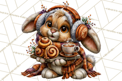 Cute Fall Critter Clipart Woodland Autumn PNG Product Image 3