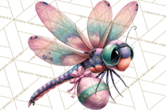 Cute Easter Bugs Clipart PNG, Kids Easter PNG Files Product Image 3