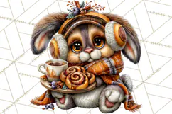 Cute Fall Critter Clipart Woodland Autumn PNG Product Image 4
