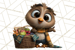 Cozy Exploring Critters Clipart, Camping Clip Art PNG Product Image 3