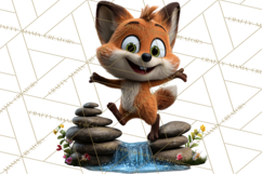 Cozy Exploring Critters Clipart, Camping Clip Art PNG Product Image 4