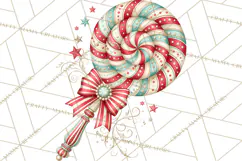 Retro Candy Shop Clipart PNG Product Image 5