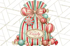 Retro Candy Shop Clipart PNG Product Image 5