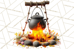 Cozy Exploring Critters Clipart, Camping Clip Art PNG Product Image 4