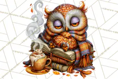 Cute Fall Critter Clipart Woodland Autumn PNG Product Image 4