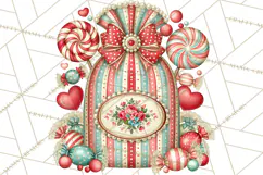 Retro Candy Shop Clipart PNG Product Image 2
