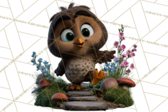 Cozy Exploring Critters Clipart, Camping Clip Art PNG Product Image 2