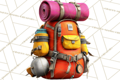 Cozy Exploring Critters Clipart, Camping Clip Art PNG Product Image 3