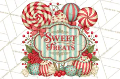 Retro Candy Shop Clipart PNG Product Image 5
