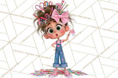 Crafting Cassie Cute Creative Clipart PNG Product Image 5