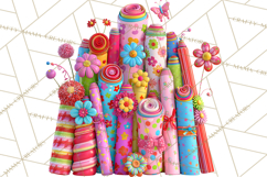 Crafting Cassie Cute Creative Clipart PNG Product Image 4