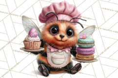 Cute Easter Bugs Clipart PNG, Kids Easter PNG Files Product Image 4