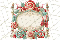 Retro Candy Shop Clipart PNG Product Image 3
