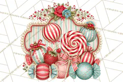 Retro Candy Shop Clipart PNG Product Image 5
