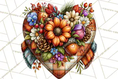 Cute Fall Critter Clipart Woodland Autumn PNG Product Image 4