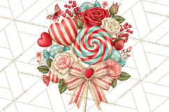 Retro Candy Shop Clipart PNG Product Image 3