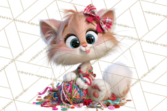 Crafting Cassie Cute Creative Clipart PNG Product Image 5