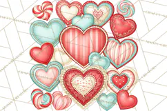 Retro Candy Shop Clipart PNG Product Image 5