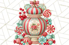 Retro Candy Shop Clipart PNG Product Image 4