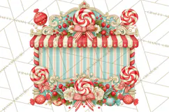 Retro Candy Shop Clipart PNG Product Image 3