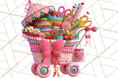 Crafting Cassie Cute Creative Clipart PNG Product Image 5