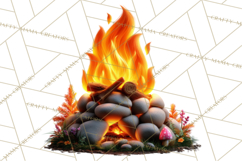 Cozy Exploring Critters Clipart, Camping Clip Art PNG Product Image 4